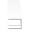 Ekena Millwork 5 1/2-in. W x 12-in. D x 12-in. H Imperial Architectural Grade PVC Knee Brace BRCP055X12X12IMP - alternate 2